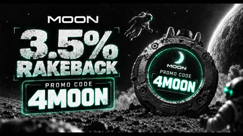Moon promo code delivers a 3.5% rakeback boost for better earnings